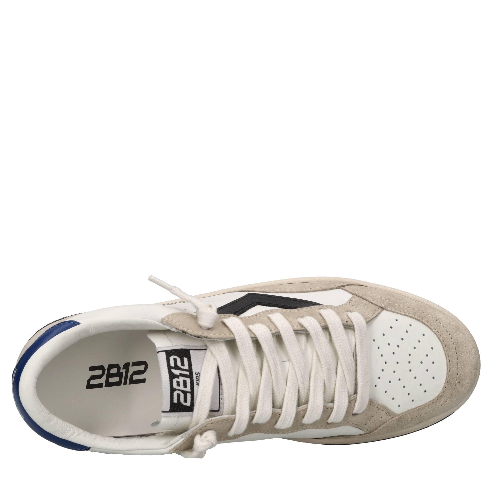 Sneakers in pelle e camoscio 
