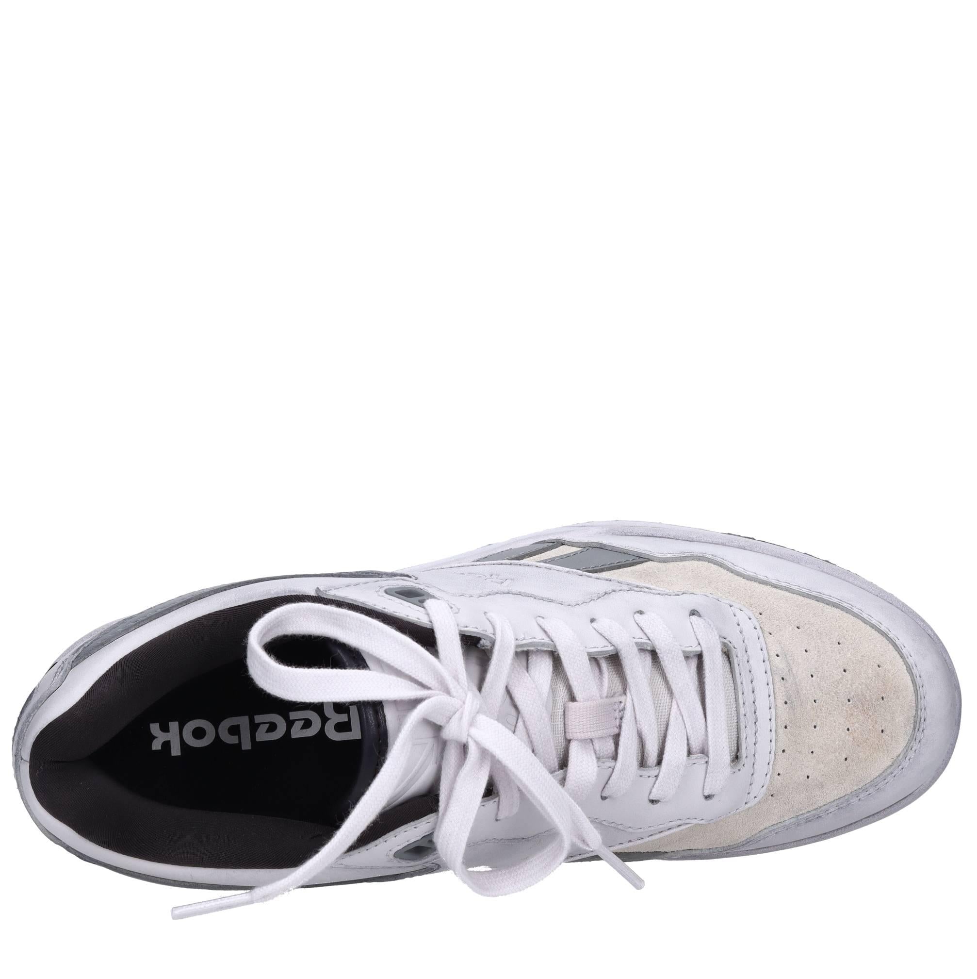 Sneakers in pelle e camoscio 