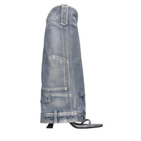 Sandali in denim 