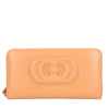 LA CARRIE Giant logo big leather wallet