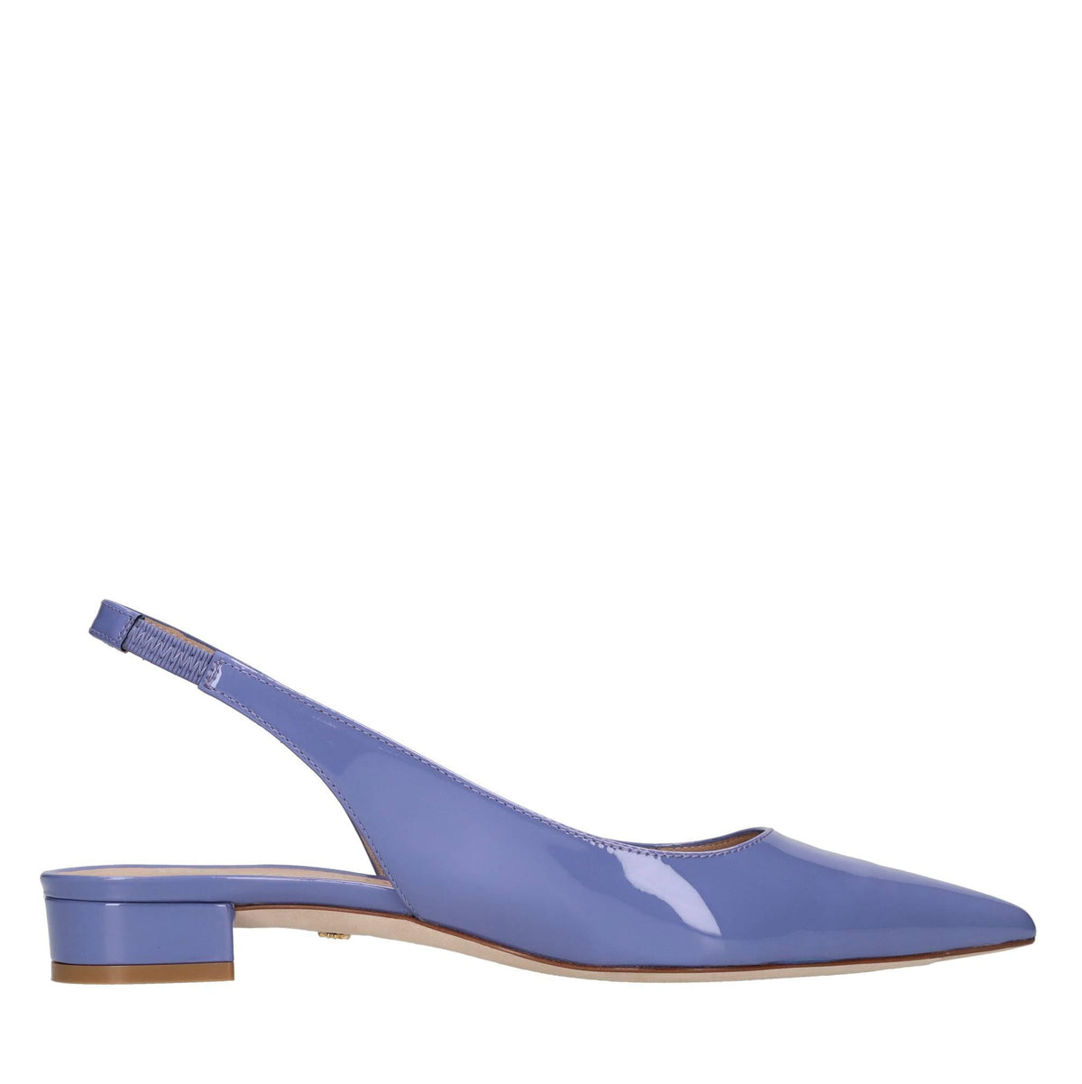 Décolleté slingback in vernice 