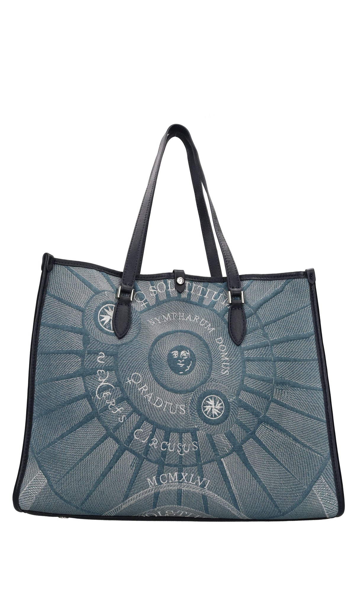Borsa in tessuto ed ecopelle 