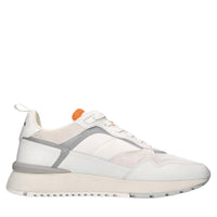 Sneakers in pelle,camoscio e tessuto 