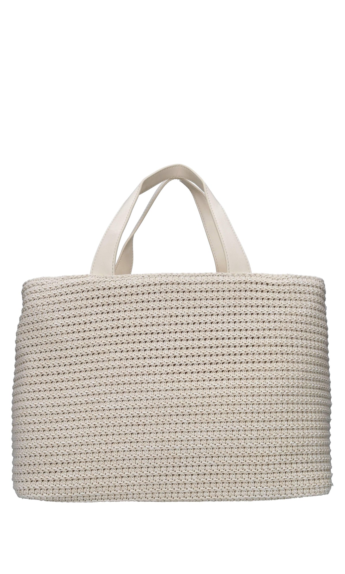 Borsa in tessuto e rafia 