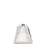 Sneakers in pelle e glitter 