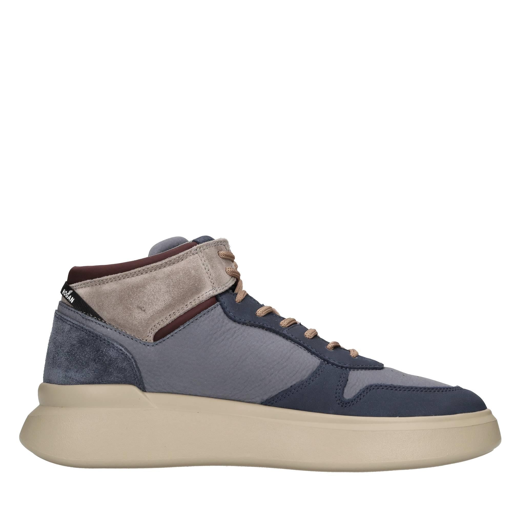 Sneakers in pelle e camoscio 