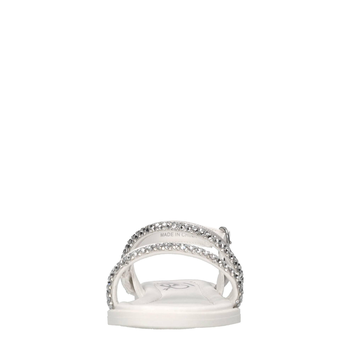 Sandali in ecopelle e strass 