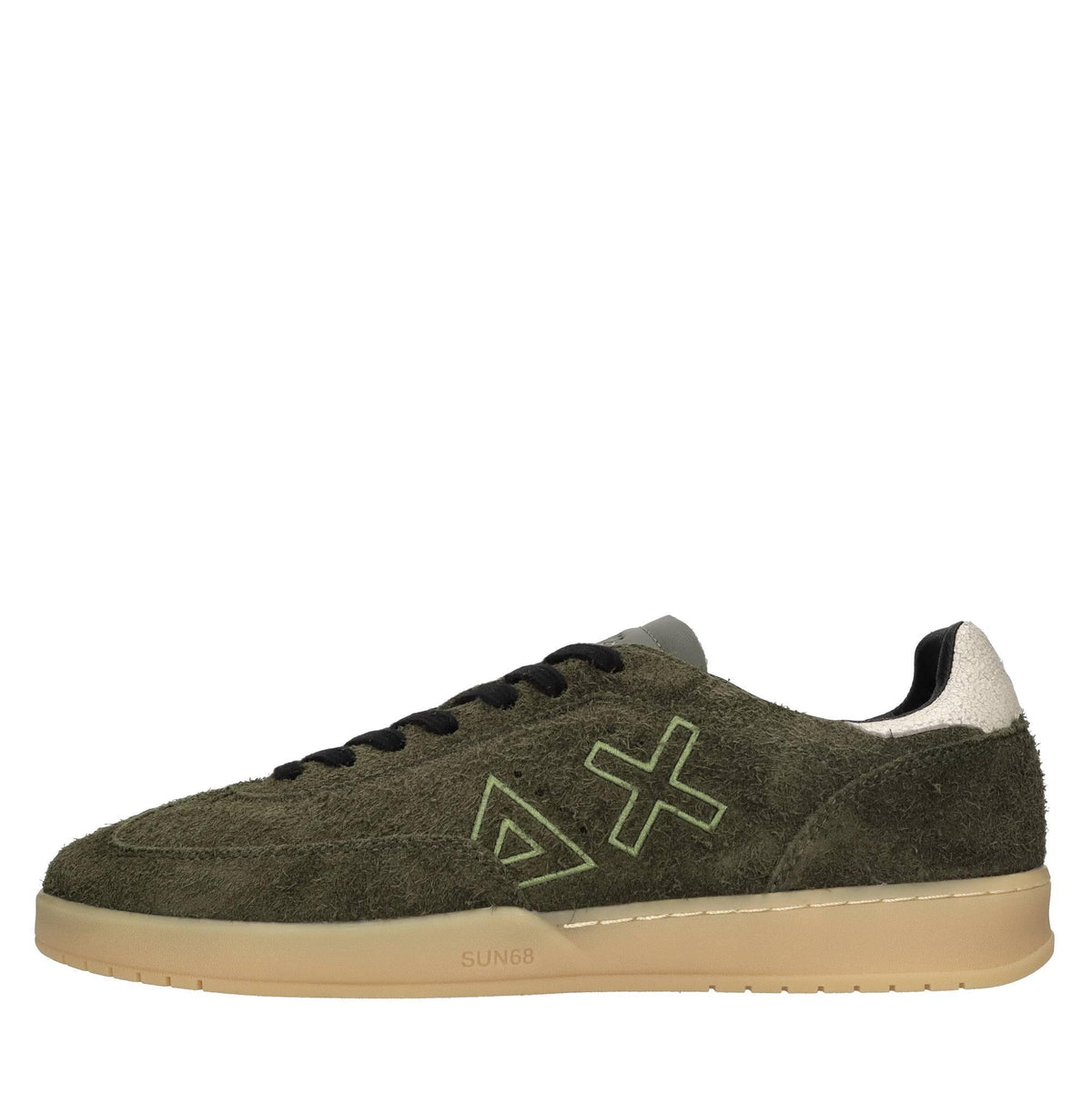 Sneakers in camoscio ed ecopelle 