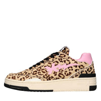Sneakers in pelle ed ecocavallino 