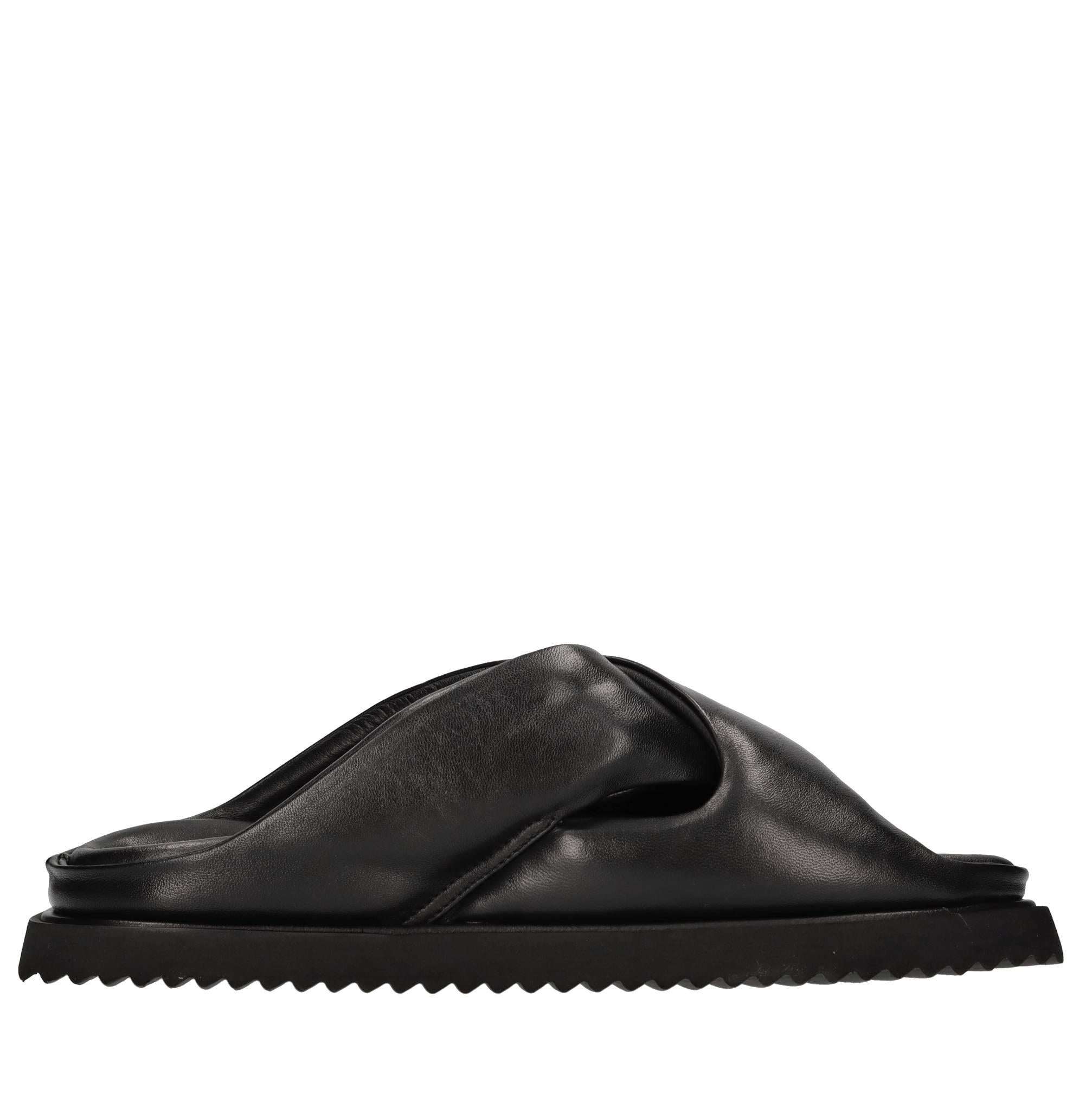 Mules in pelle 