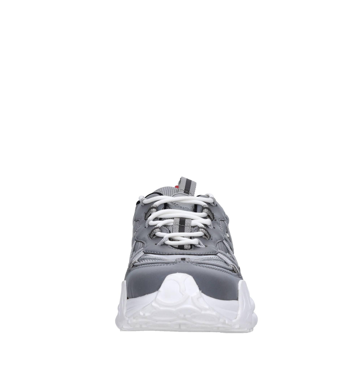 Sneakersr in pelle e tessuto 