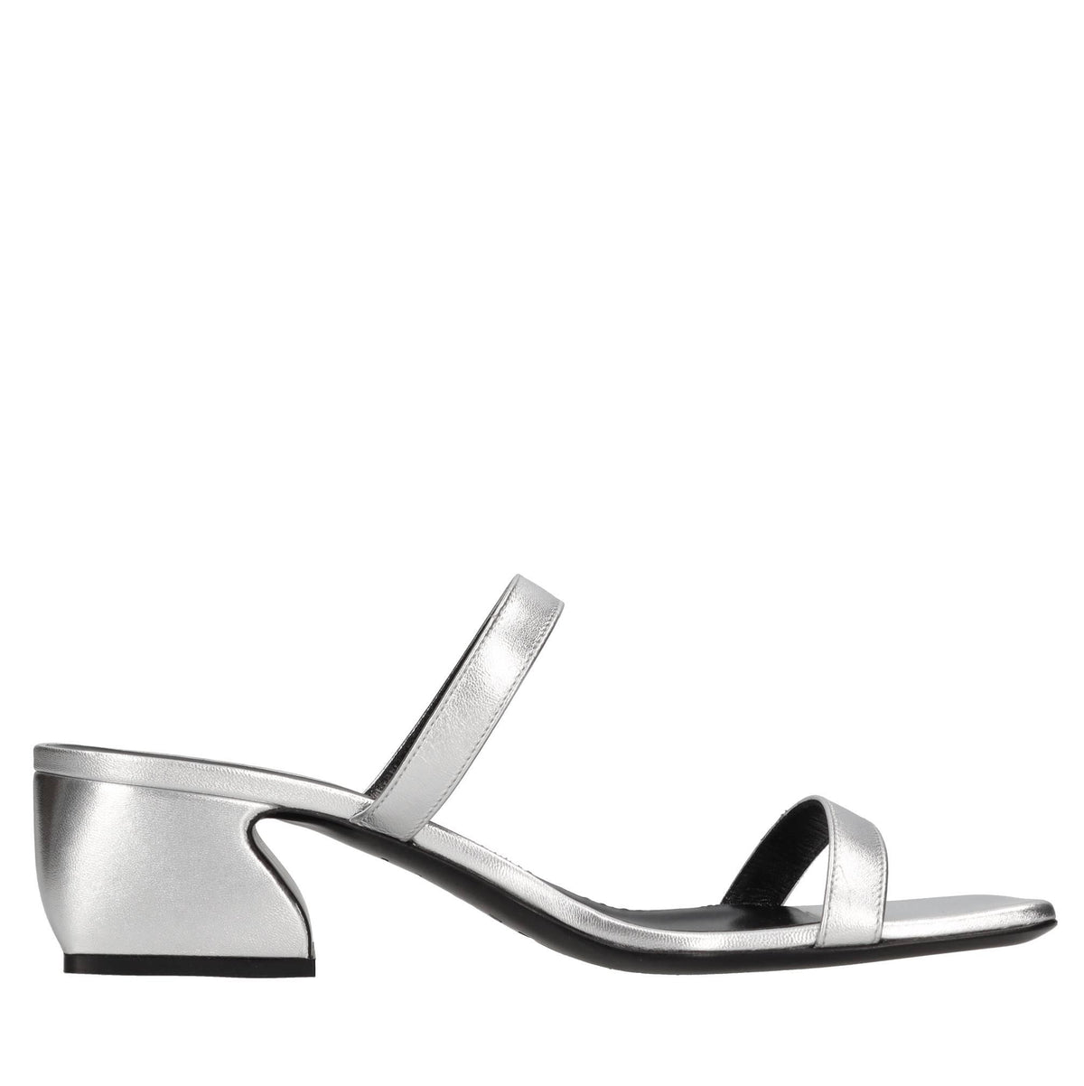Mules in pelle 