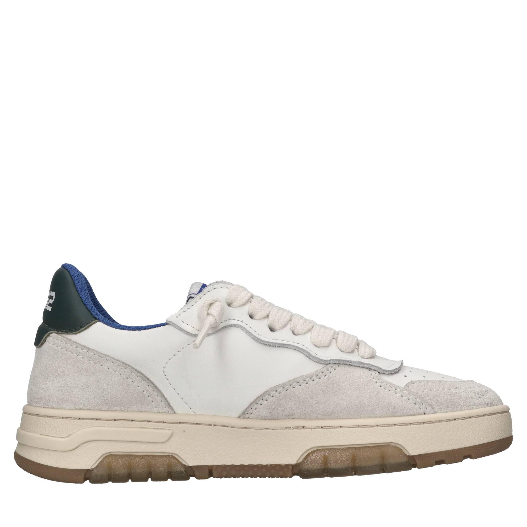 Sneakers in pelle e camoscio 