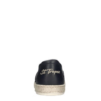 Mocassini espadrillas in pelle e rafia 