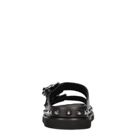 Mules in pelle 