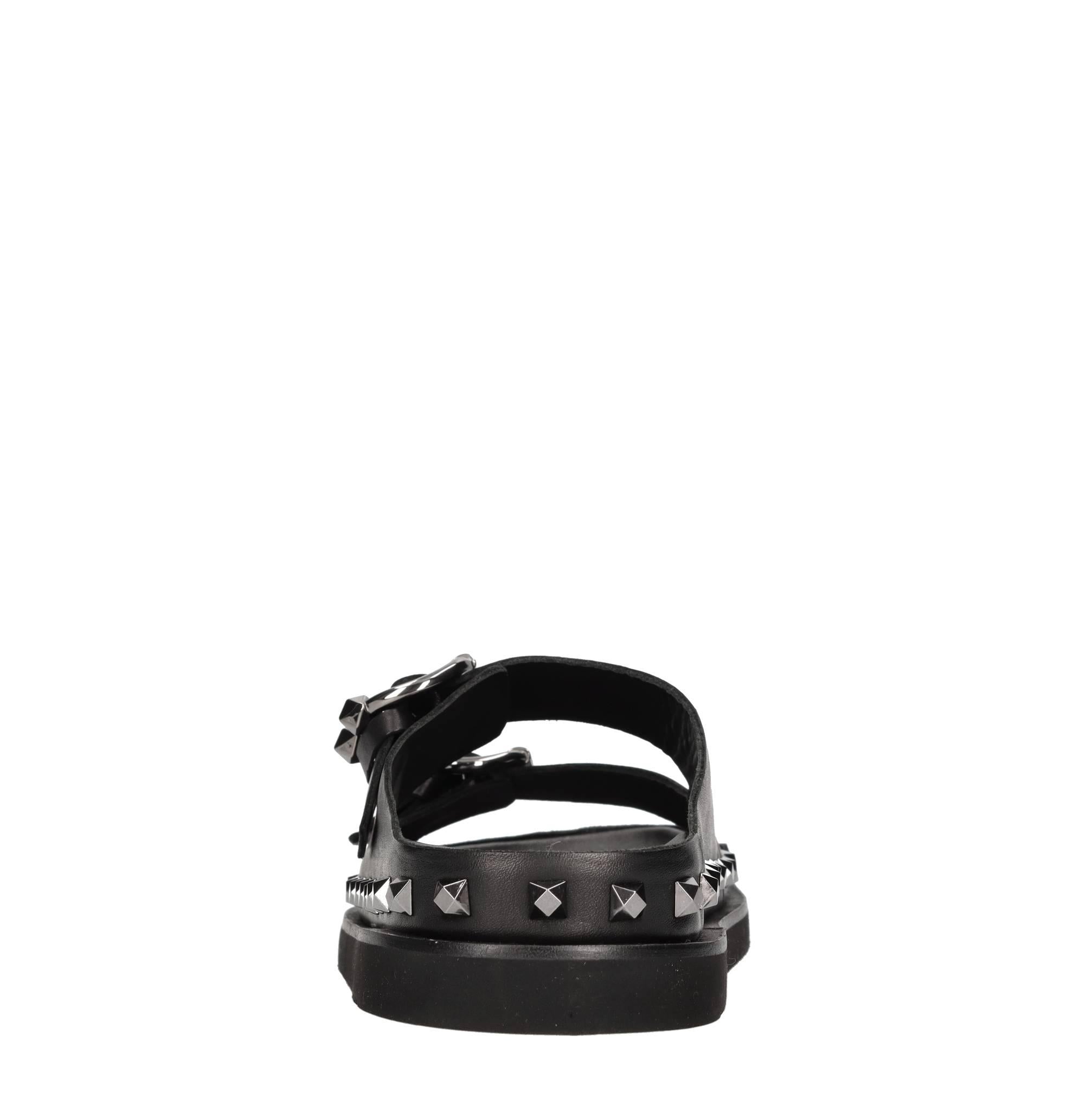 Mules in pelle 