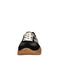 Sneakers in camoscio tessuto e gomma 