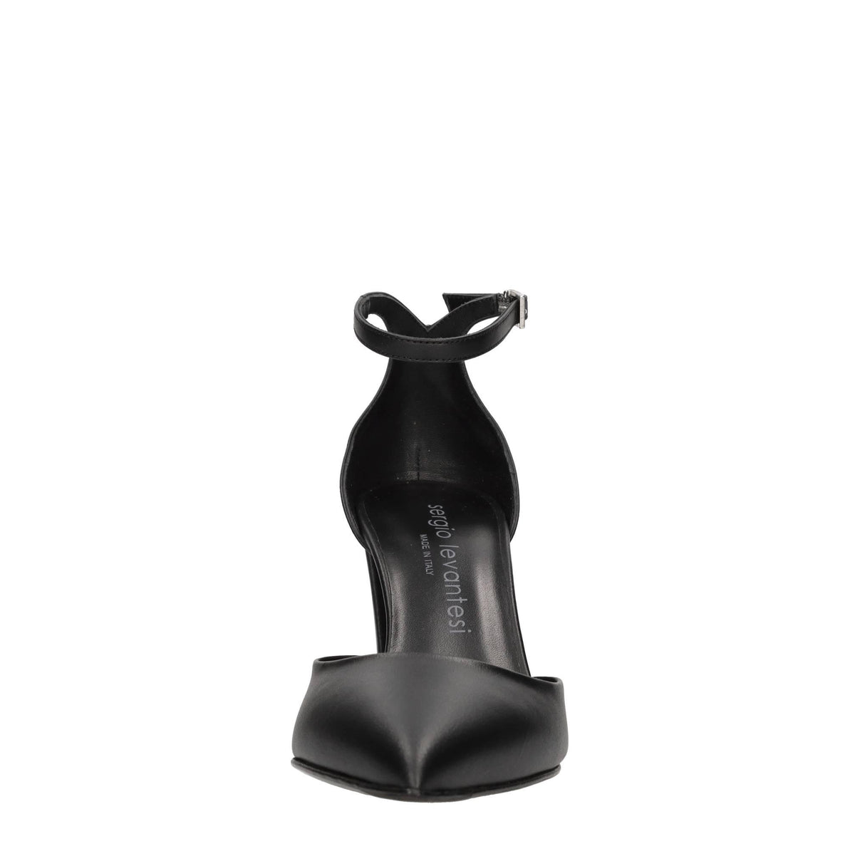 Décolleté slingback in pelle 