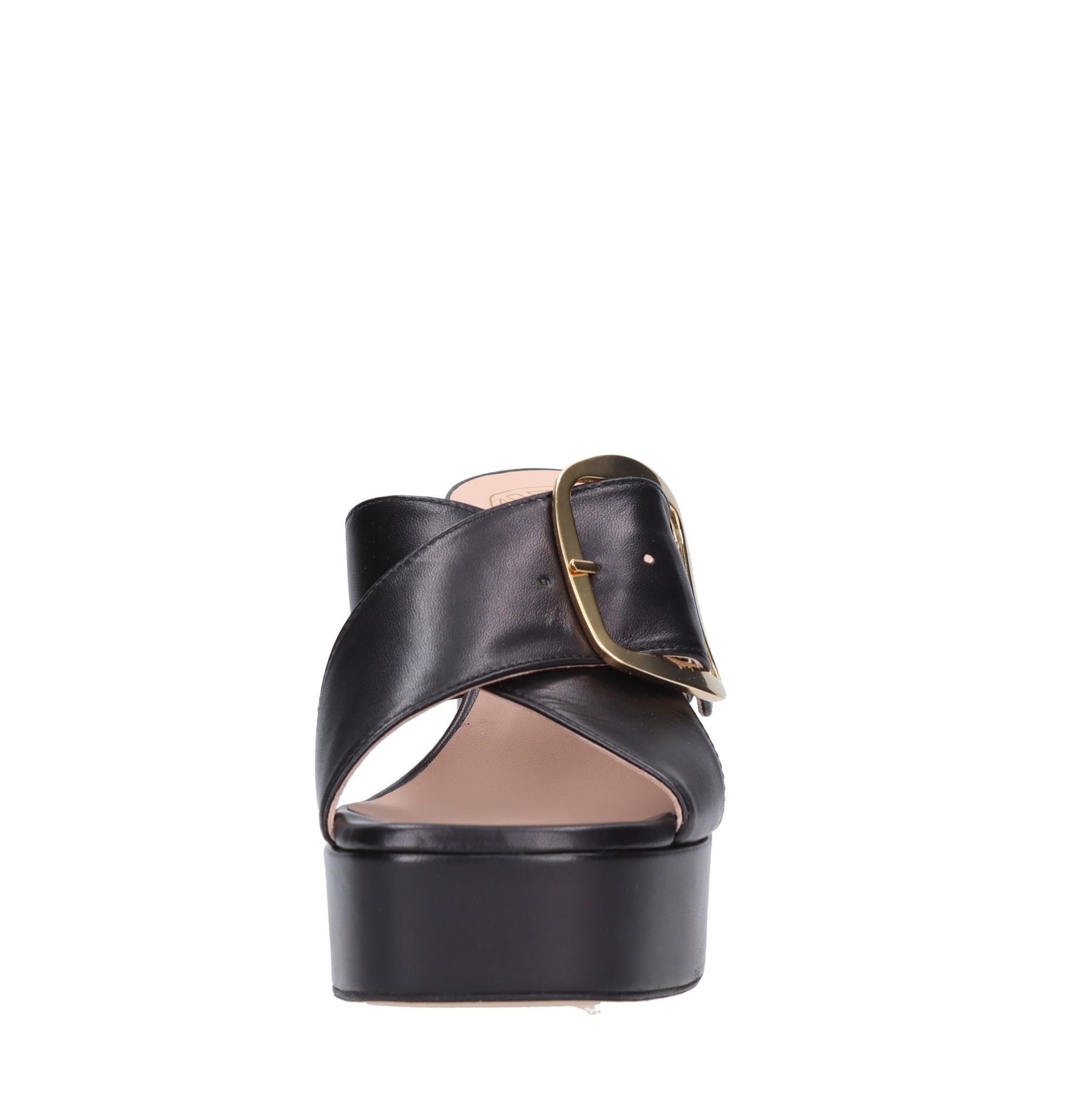 Mules in pelle 