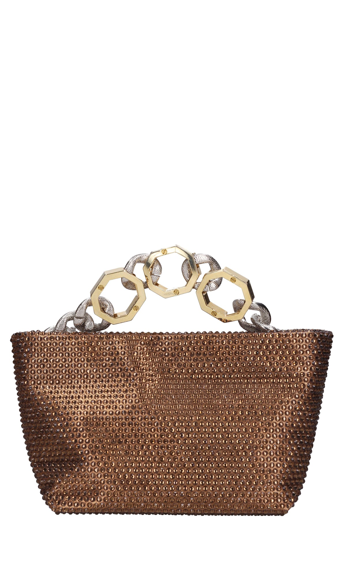 Borsa Jessye in tessuto e strass 