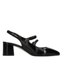Décolleté slingback in pelle 