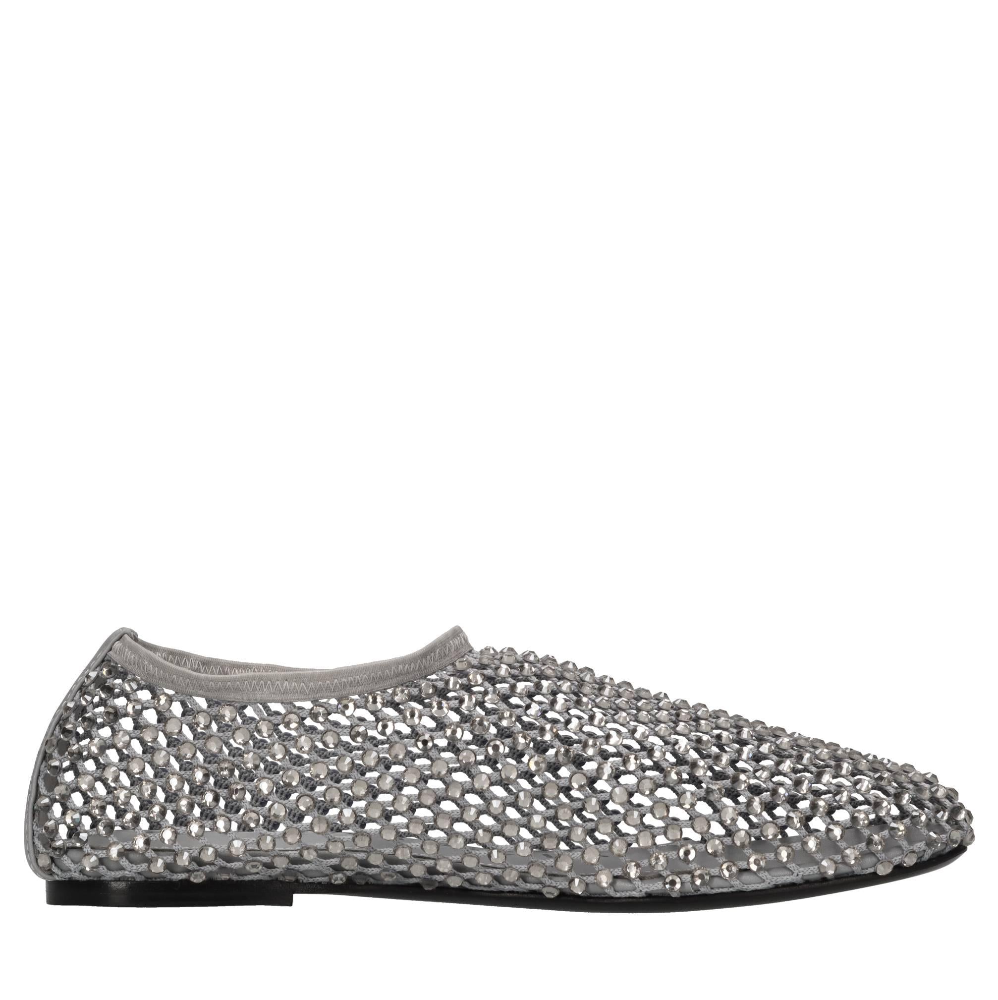 Ballerine Dollie in tessuto e strass 