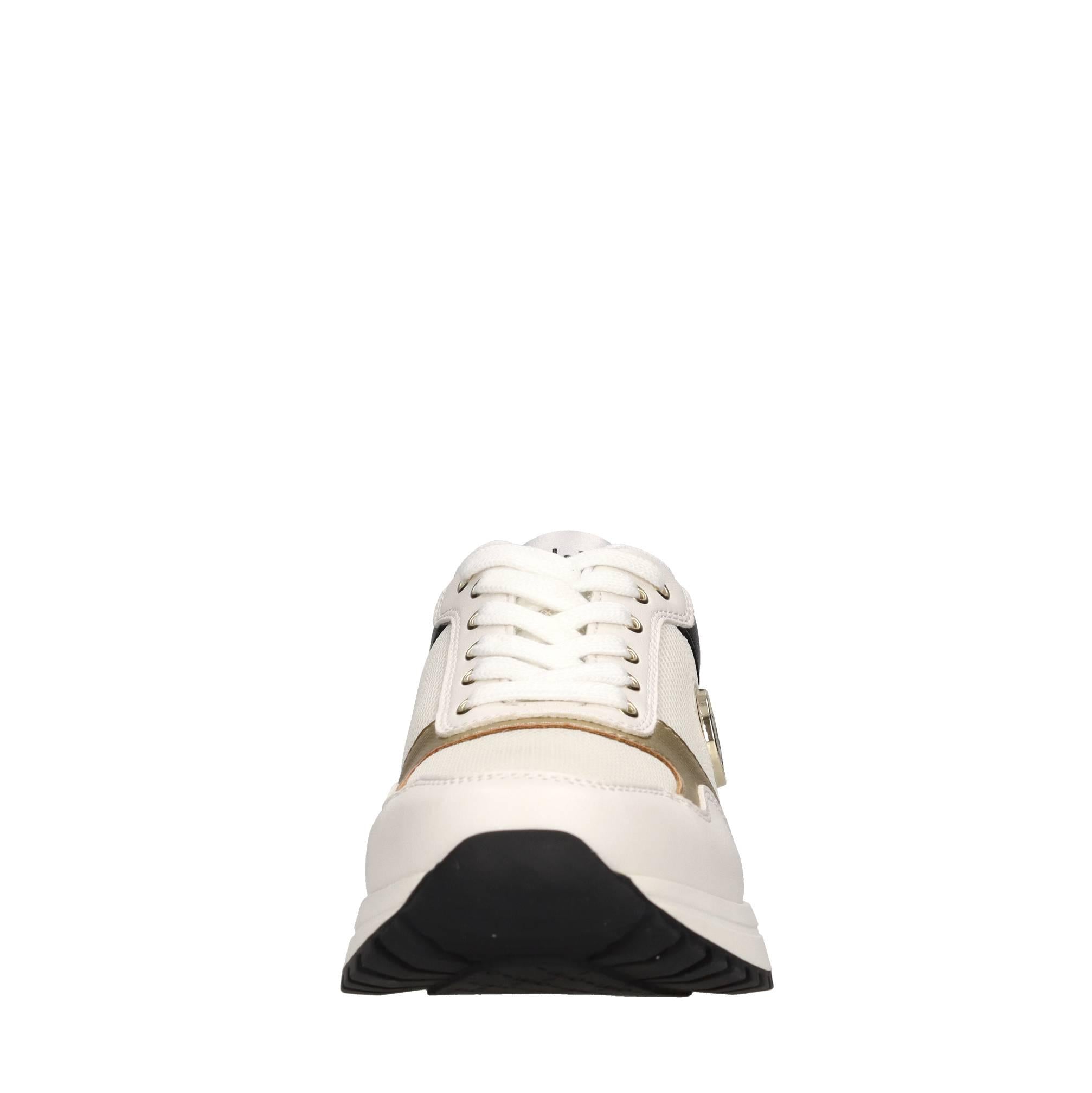 Sneakers in ecopelle e tessuto 