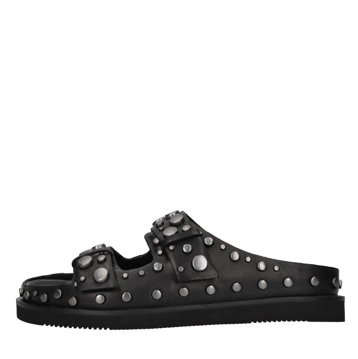 Mules in pelle 