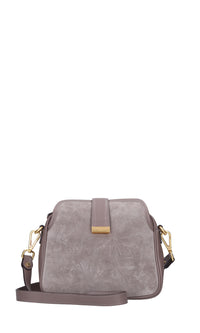 Borsa in pelle scamosciata 