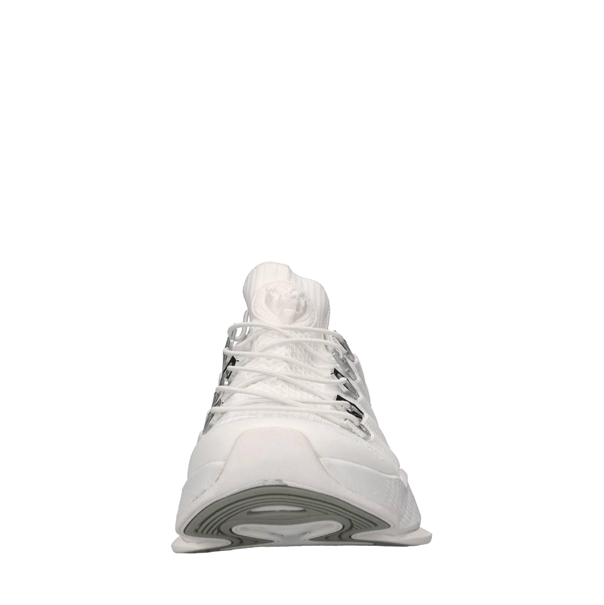 Sneakers in ecopelle e tessuto 