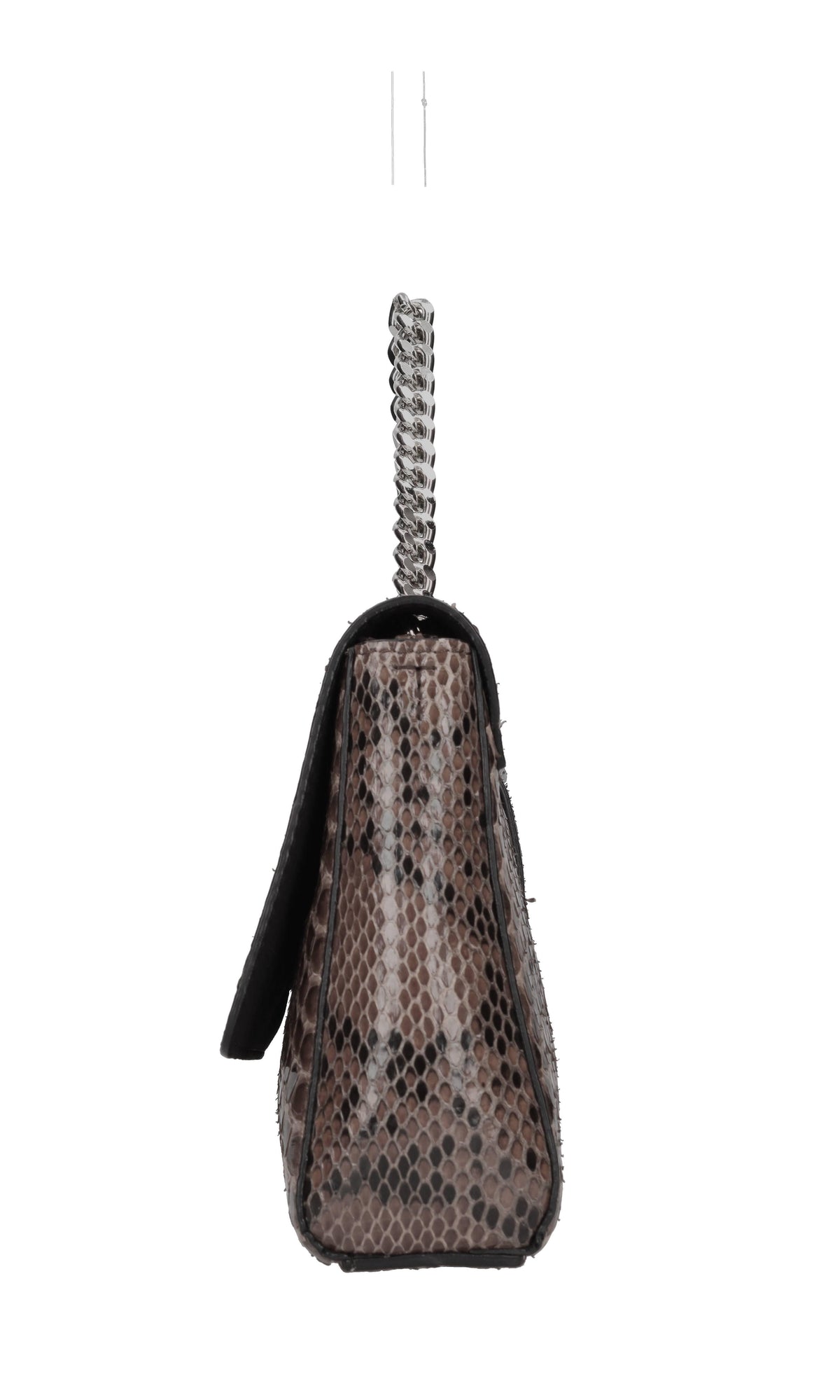 Borsa-marsupio in pelle stampa pitone 