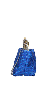 Borsa Jessye in raso e strass 