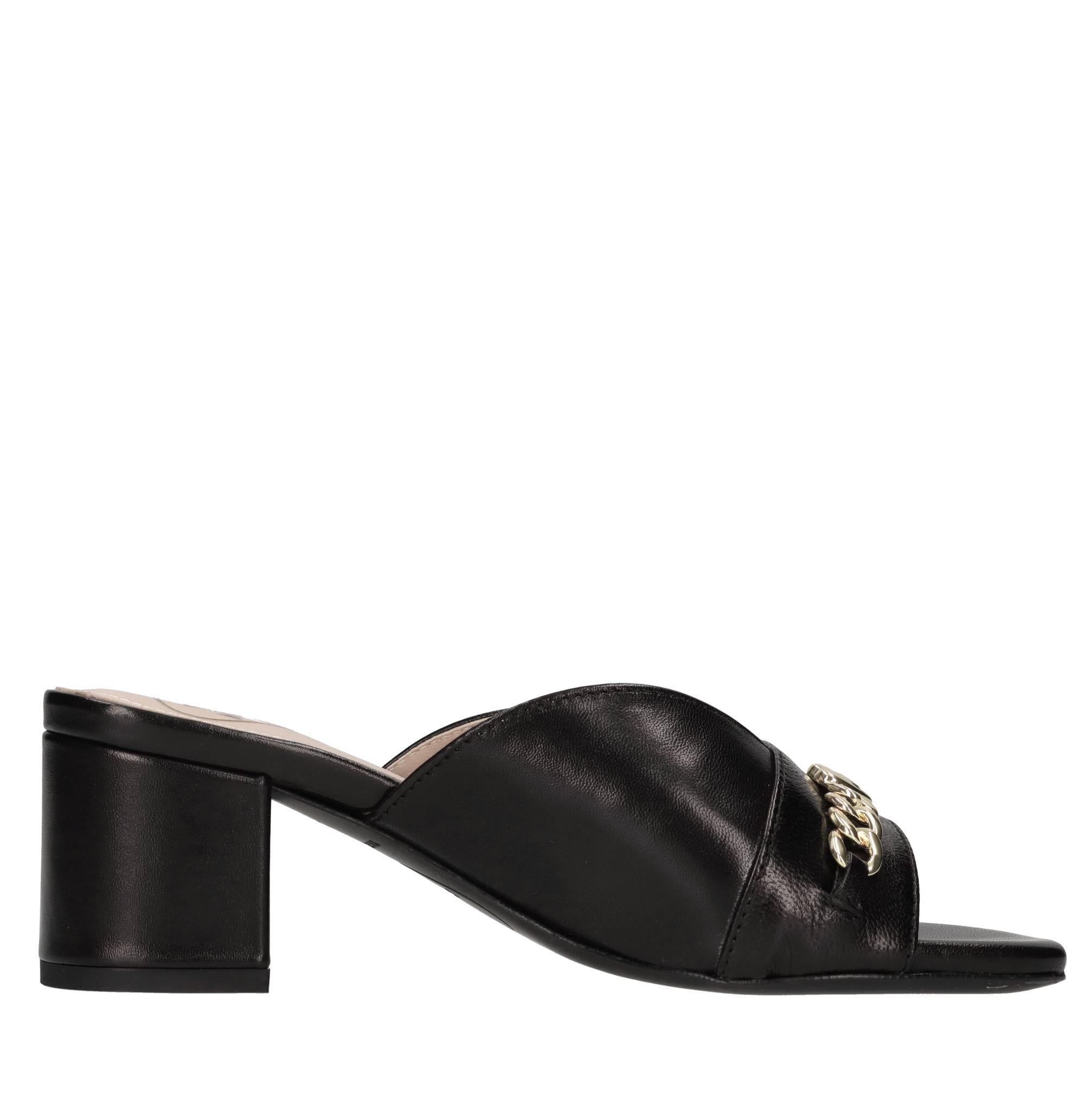 Mules in pelle 