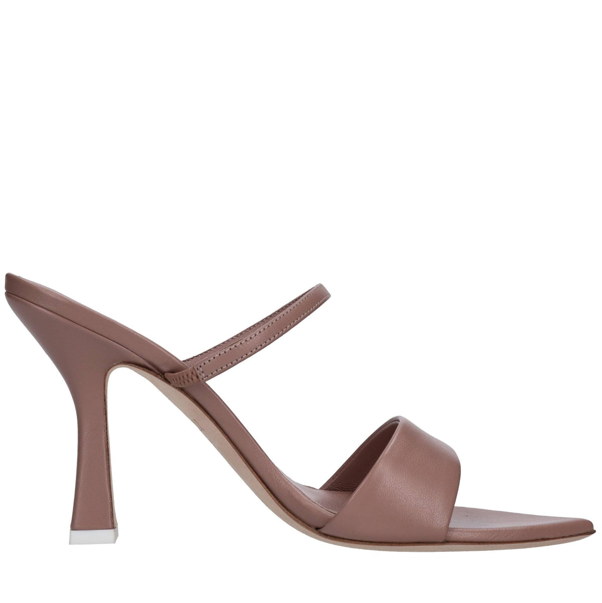 Mules in pelle 