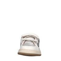 Sneakers in pelle e glitter 