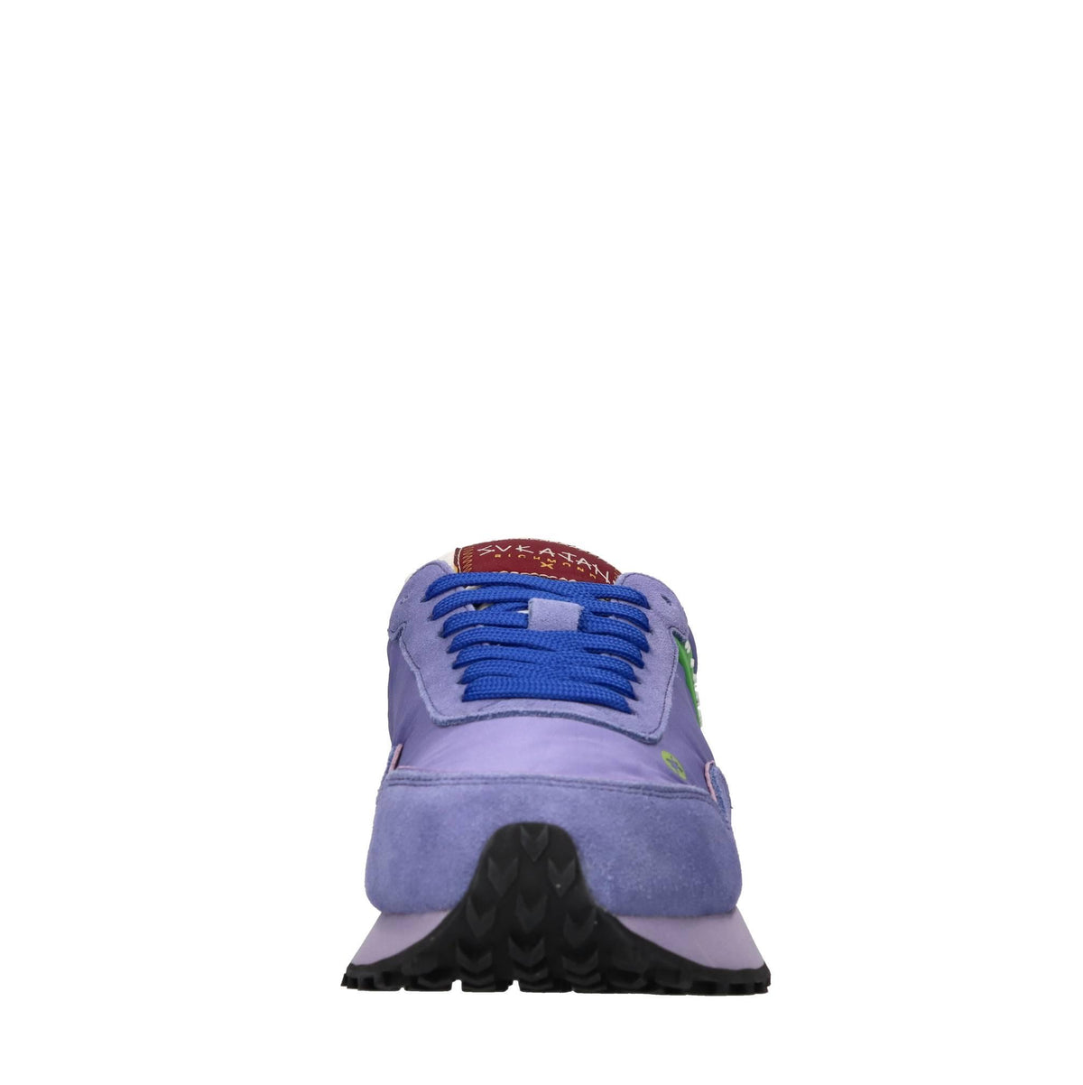 Sneakers in tessuto e camoscio 