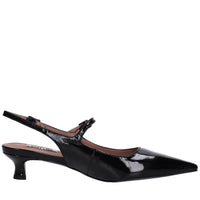 Décolleté slingback in pelle 