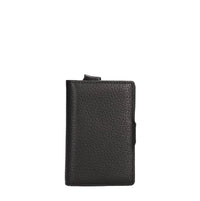 Portafoglio e porta carte di credito in pelle 