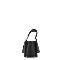Décolleté slingback in pelle 