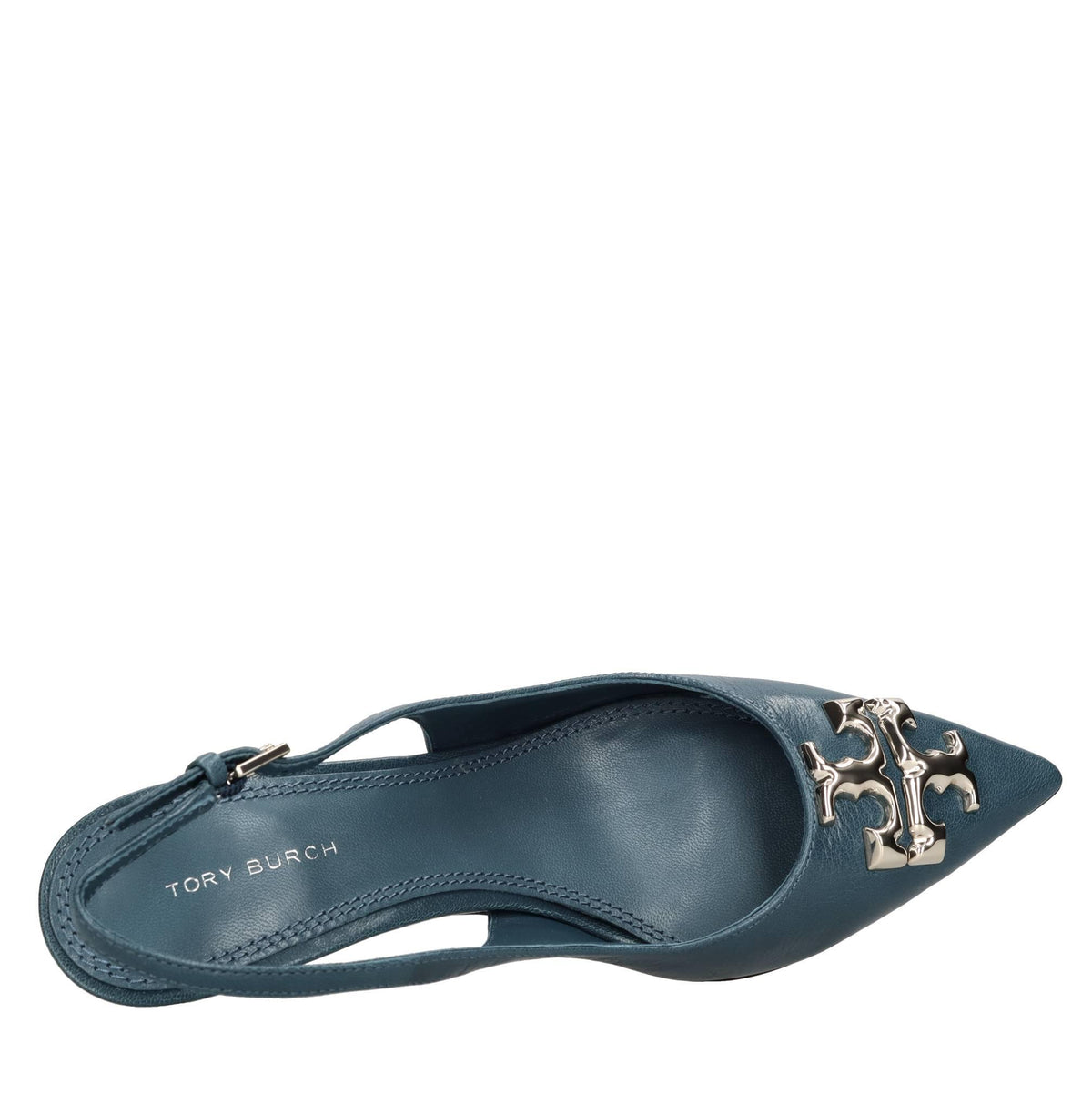 Décoletté slingback in pelle 