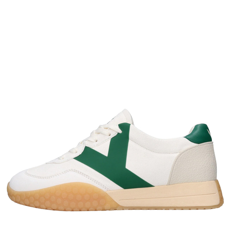 Sneakers in camoscio, tessuto e gomma 