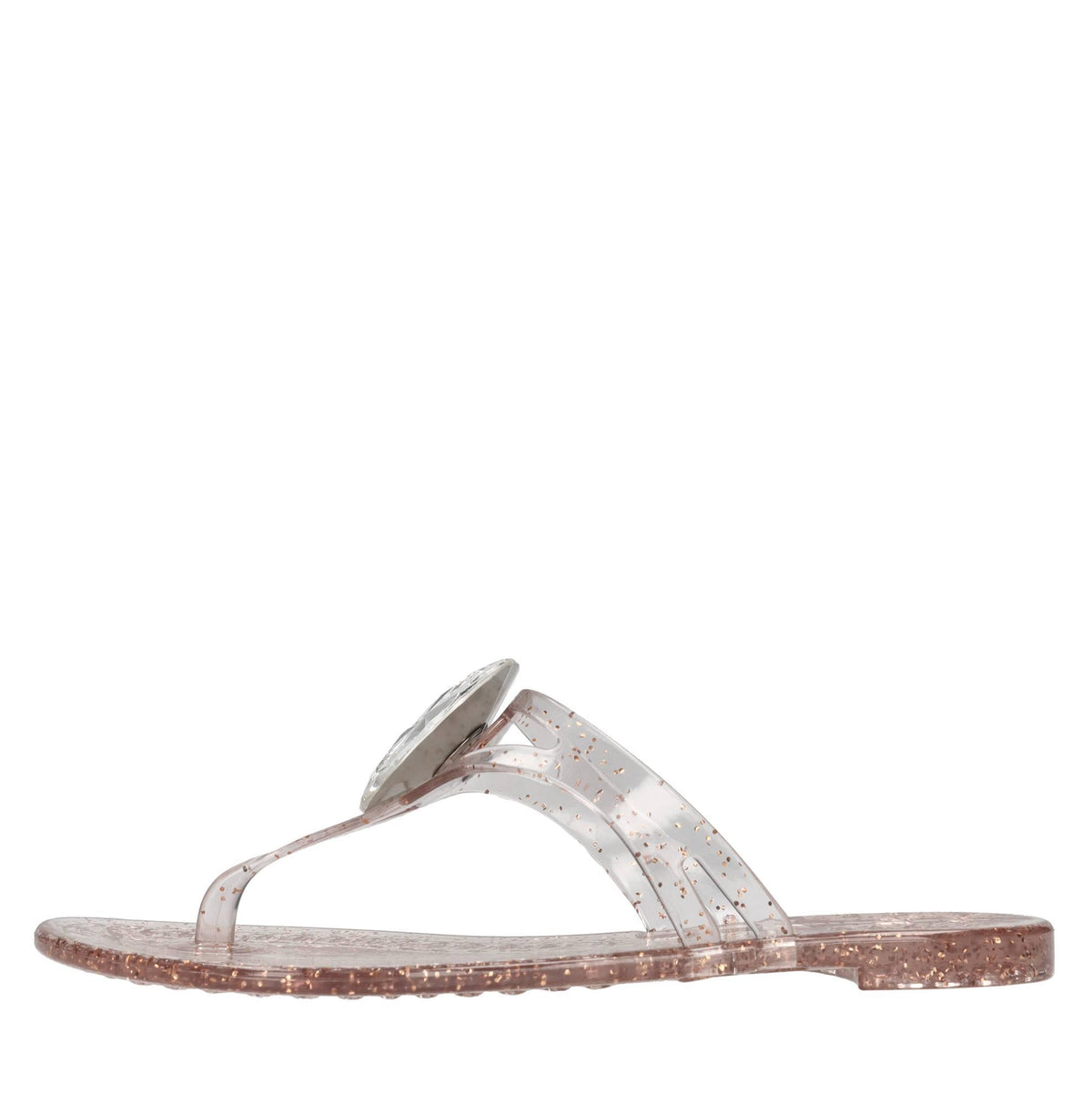 Sandali flat Jelly Glitter Liz in PVC e Swarovski 