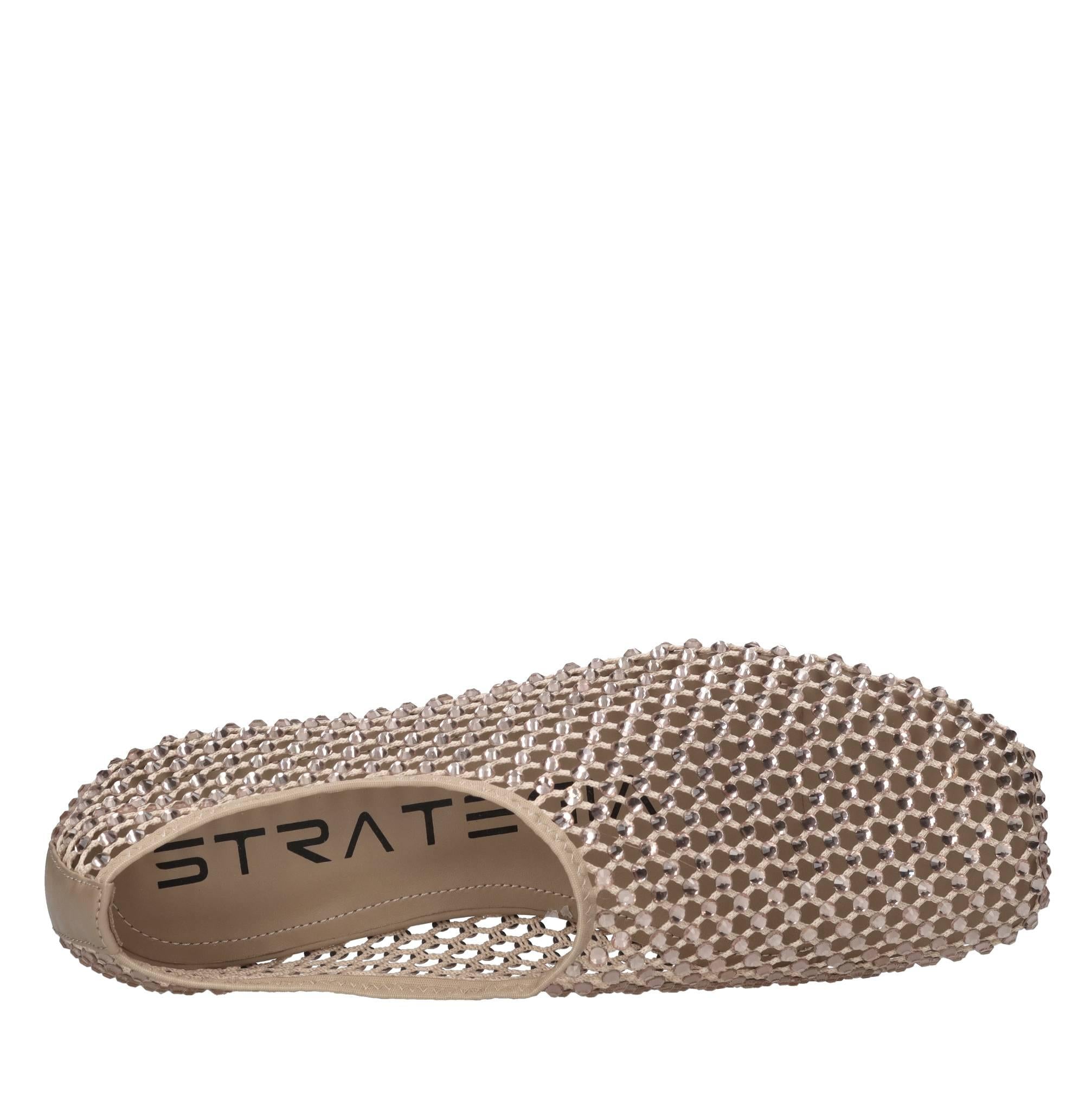 Ballerine Dollie in tessuto e strass 