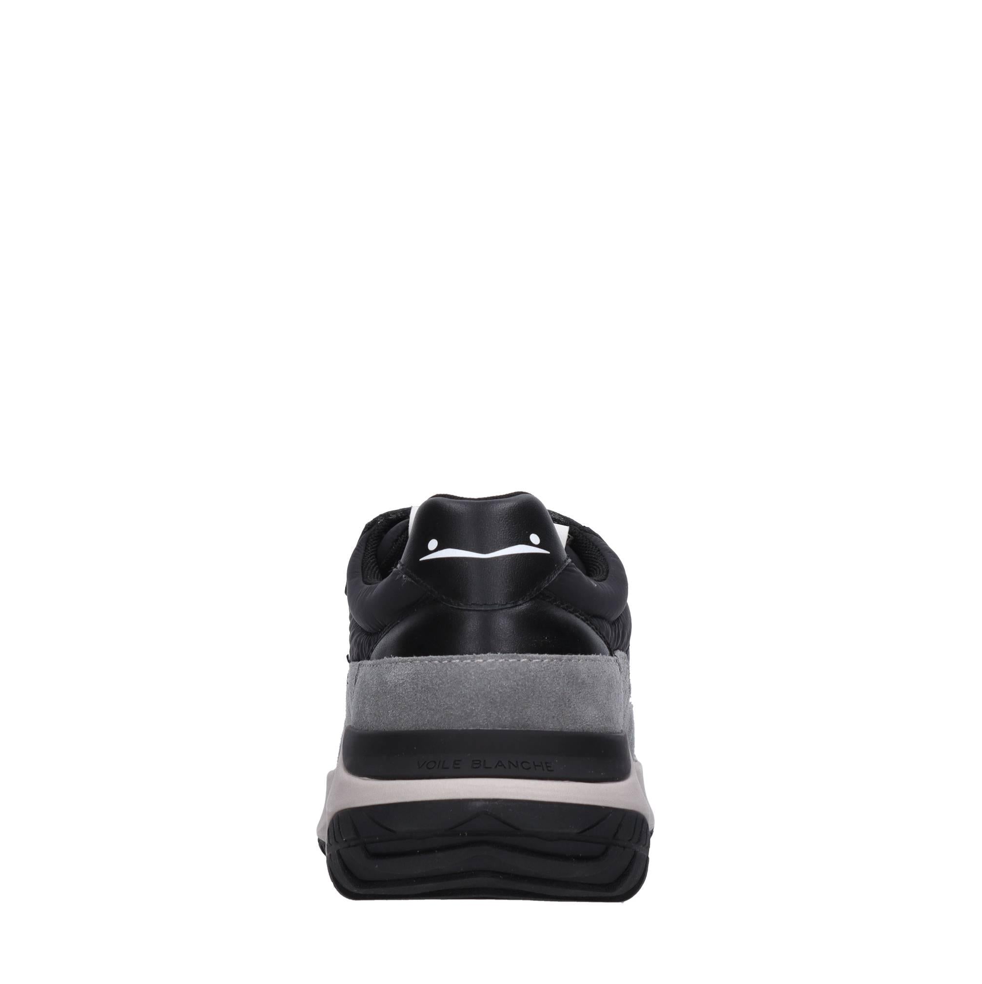 Sneakers in camoscio pelle e tessuto 