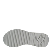 Sneakers in pelle camoscio e tessuto 