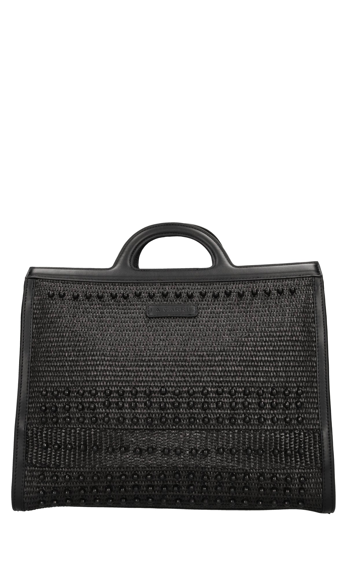 Borsa Malibu in ecopelle e rafia 