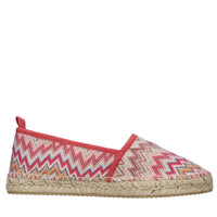 Espadrillas in tessuto zig zag 