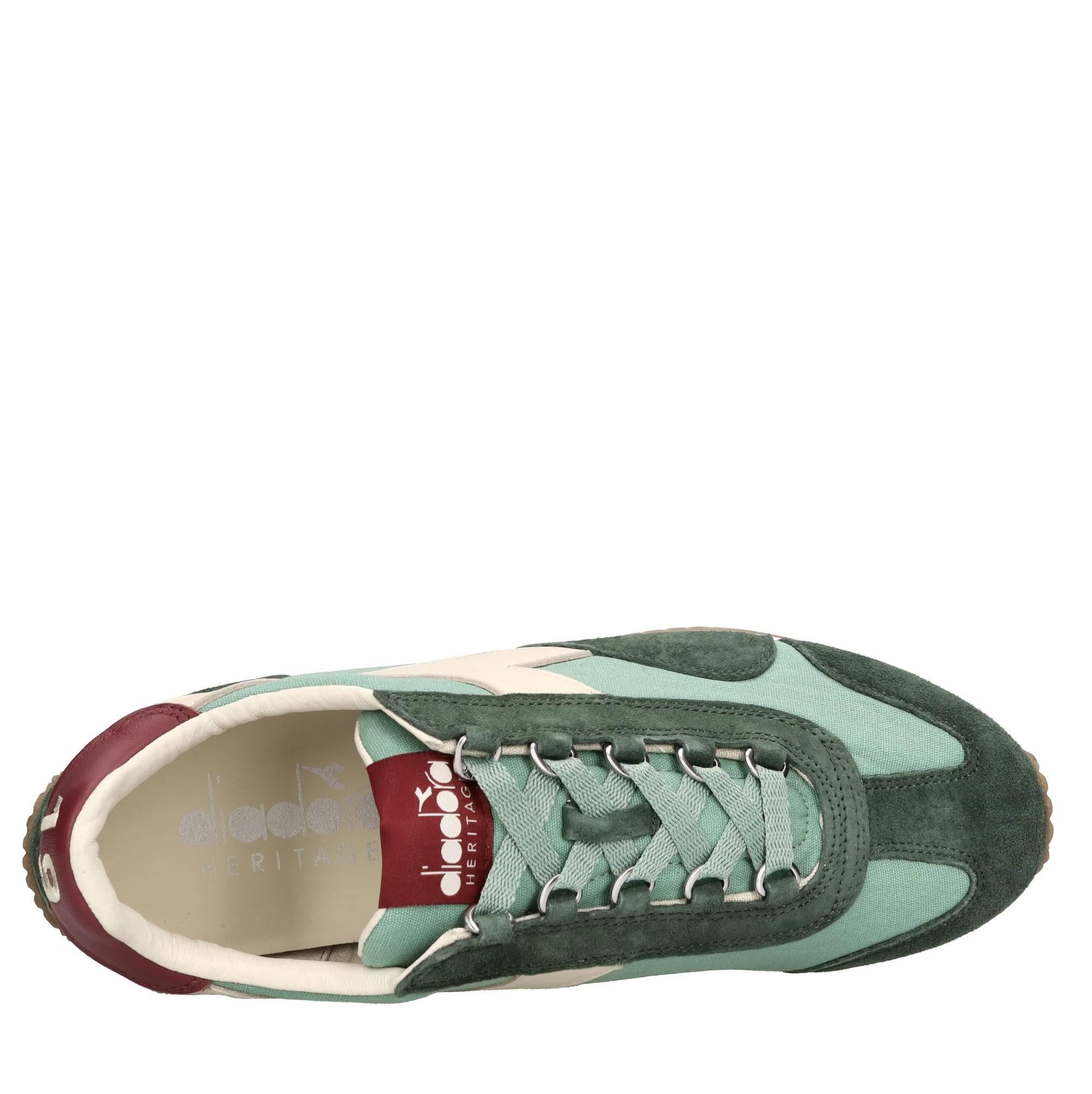 Sneakers modello HERITAGE Equipe H Dirty Stone Wash Evo in tessuto e pelle scamosciata 