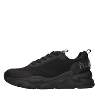 Sneakers in ecopelle e tessuto 