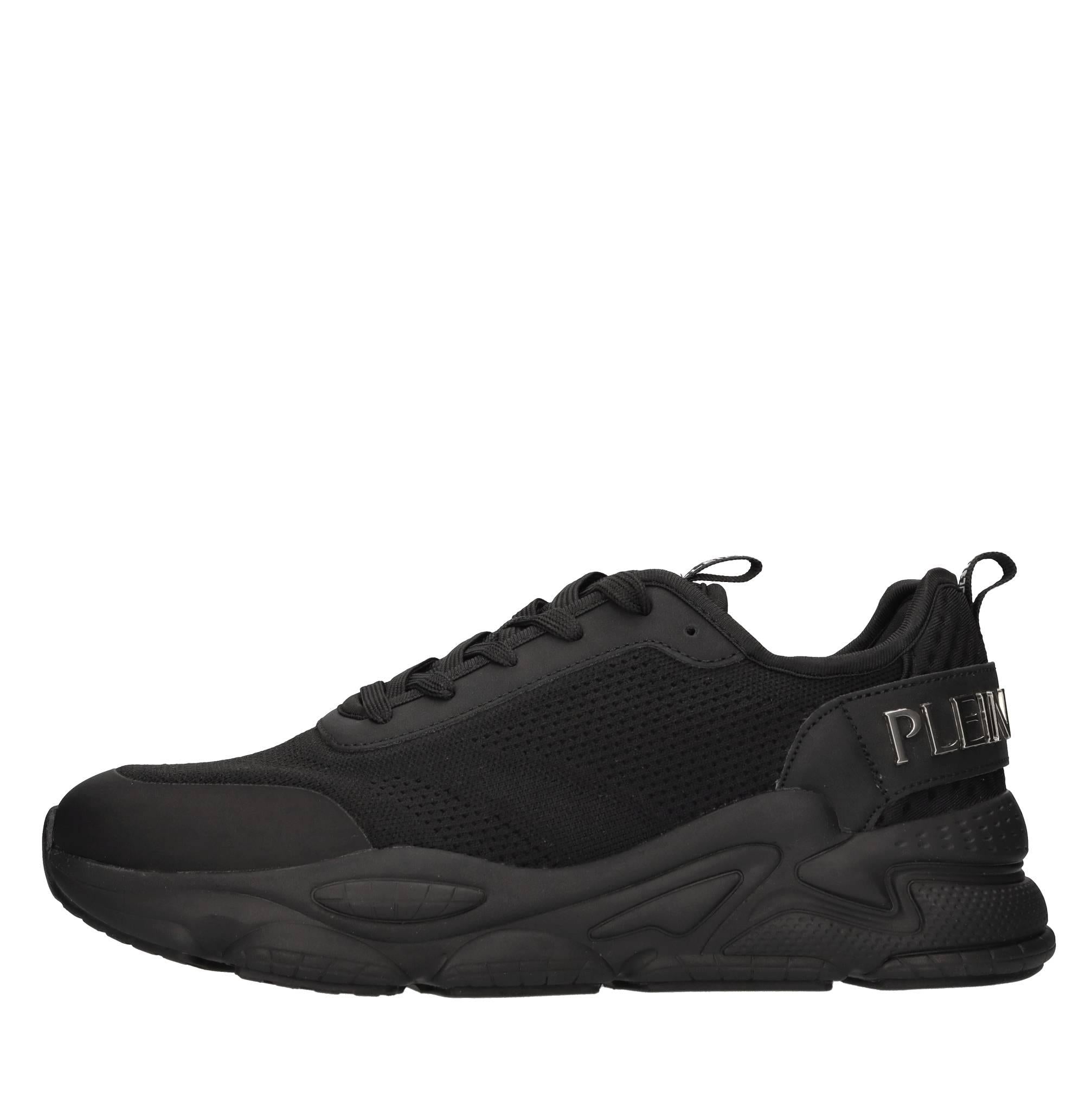 Sneakers in ecopelle e tessuto 